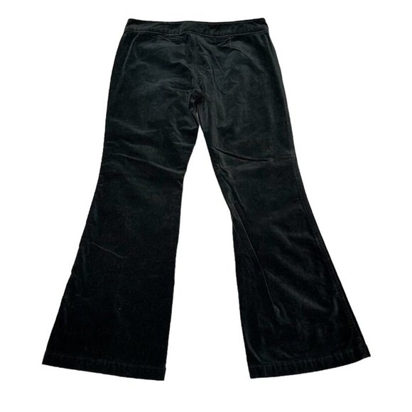 Express Jeans Stretch Juniors 13/14 Black Medium Rise Flare Pants Velvety - Picture 2 of 11
